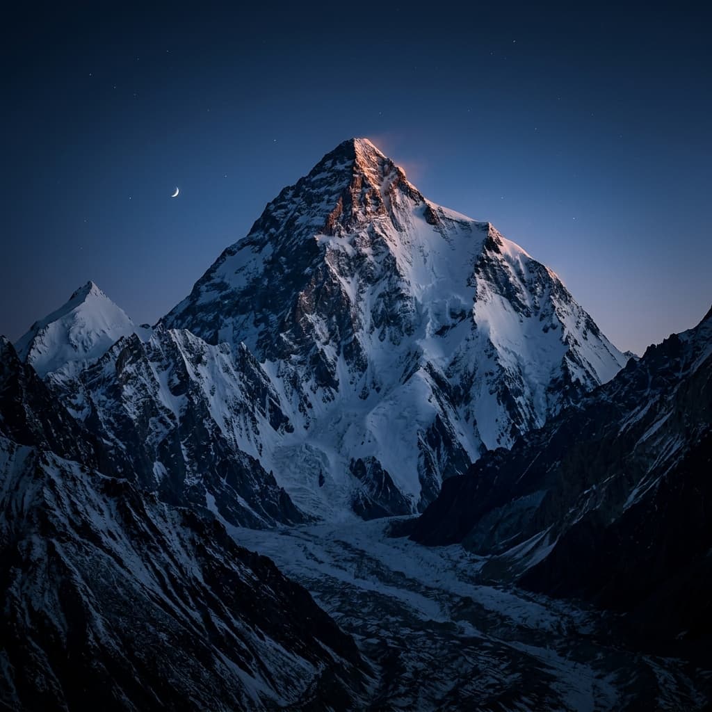 Majestic K2 Mountain Ridge